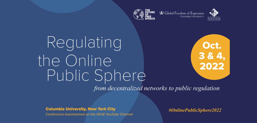 Conference: Regulating the Online Public Sphere
